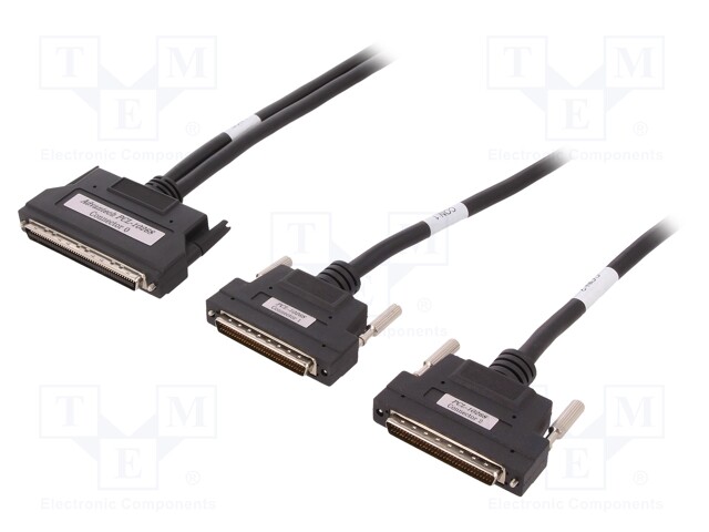 Connecting cable; male,SCSI-II 100pin,SCSI-II 68pin; 2m