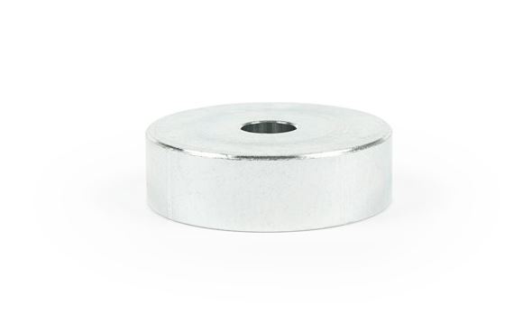 Magnet: permanent; neodymium; N42; ring; Ni coating; D9.52 x d3.18 x h3.18mm