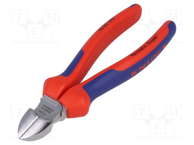 Pliers; side,cutting; ergonomic two-component handles