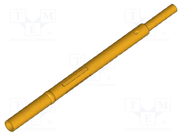 Test probe socket; Contact plating: gold-plated; KS-100; 30mm