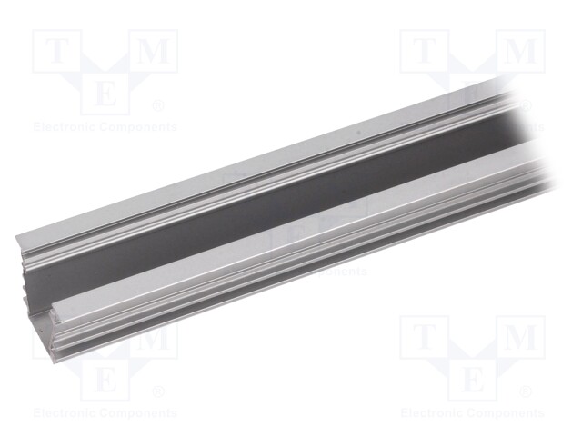 Profiles for LED modules; recessed; natural; L: 2m; aluminium