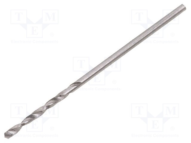 Drill bit; for metal; Ø: 1.3mm; HSS; Features: hardened