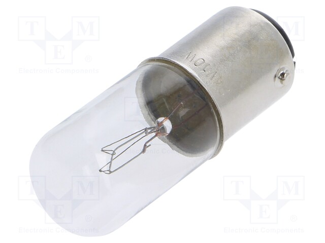 Signallers accessories: bulb; BA15D; Usup: 24VDC; Usup: 24VAC; 10W