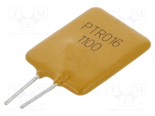 Fuse: PTC polymer; 11A; Imax: 100A; THT; PTR016V; bag