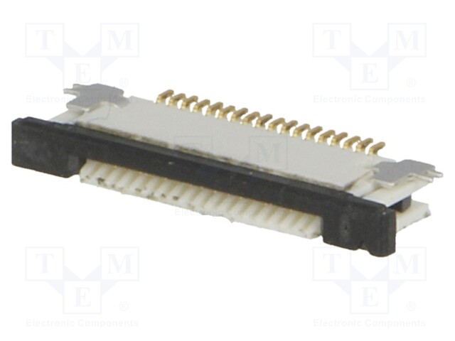 Connector: FFC (FPC); horizontal; PIN: 18; ZIF,top contacts; SMT