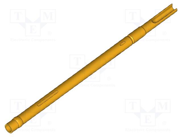 Test probe socket; Contact plating: gold-plated; soldered; 30mm