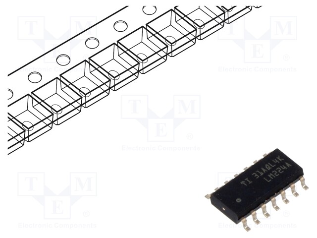 IC: operational amplifier; 1.2MHz; Ch: 4; SO14; ±1.5÷15VDC,3÷30VDC