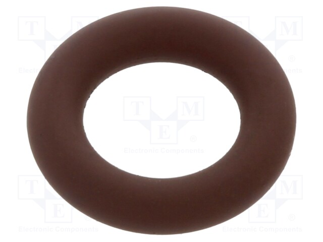 O-ring gasket; FPM; D: 2.5mm; Øint: 7mm; brown; -20÷200°C