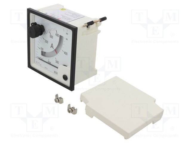 Meter: panel; analogue; 0/400÷480A,0/400÷800A; Iin: 1/1,2/2A; IP52