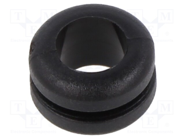 Grommet; black; UL94HB; TPR