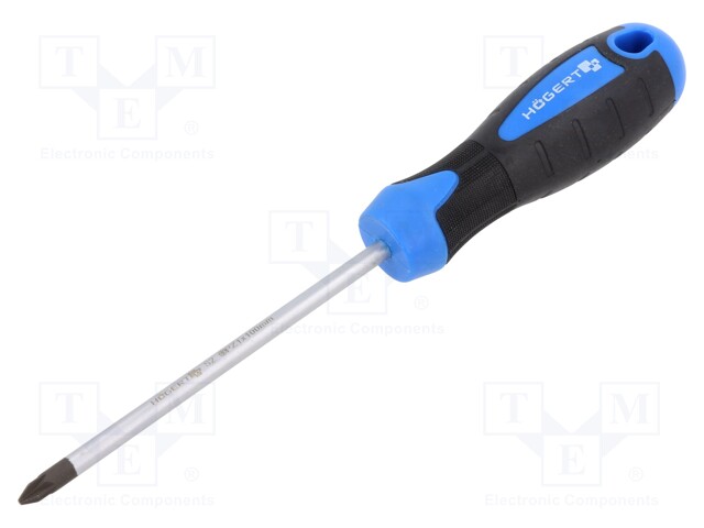 Screwdriver; Pozidriv®; PZ1; 100mm