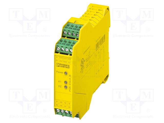 Module: safety relay; 24VDC; IN: 2; for DIN rail mounting; IP20