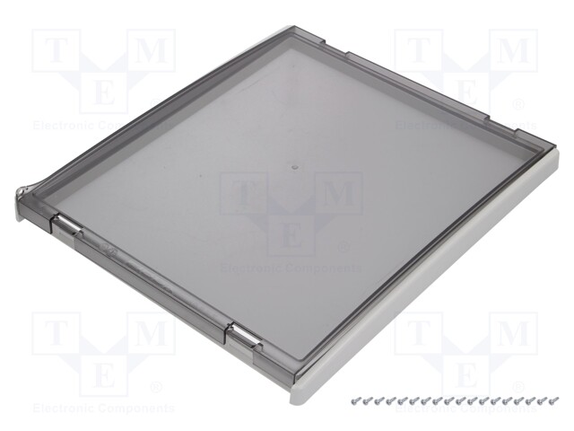 Inspection windows; polycarbonate; 377x331x28mm; IP65