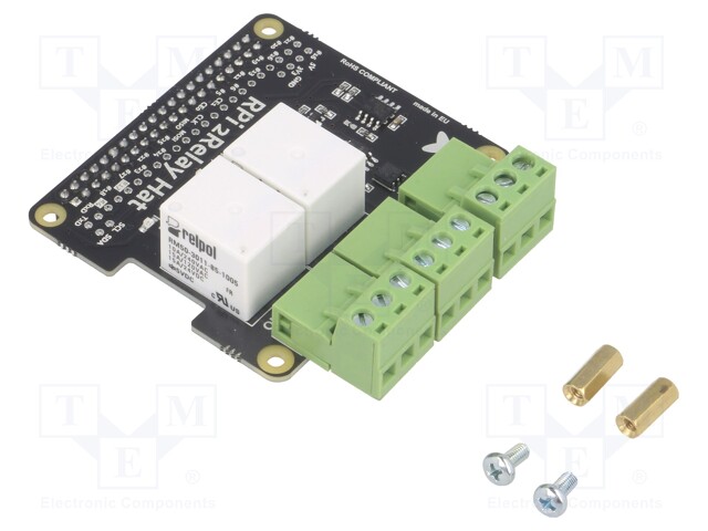 Module: relay; screw terminal,IDC40; Application: Raspberry Pi