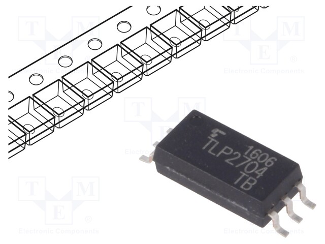 Optocoupler; SMD; Channels: 1; Out: gate; 5kV; 1Mbps; SO6L; 20kV/μs