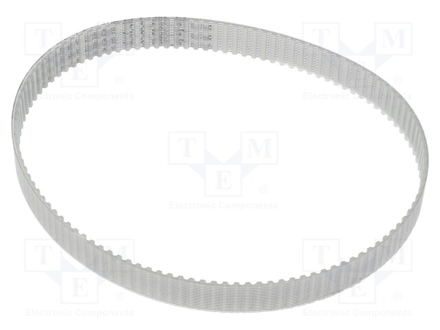 Timing belt; T2.5; W: 10mm; H: 1.3mm; Lw: 285mm; Tooth height: 0.7mm