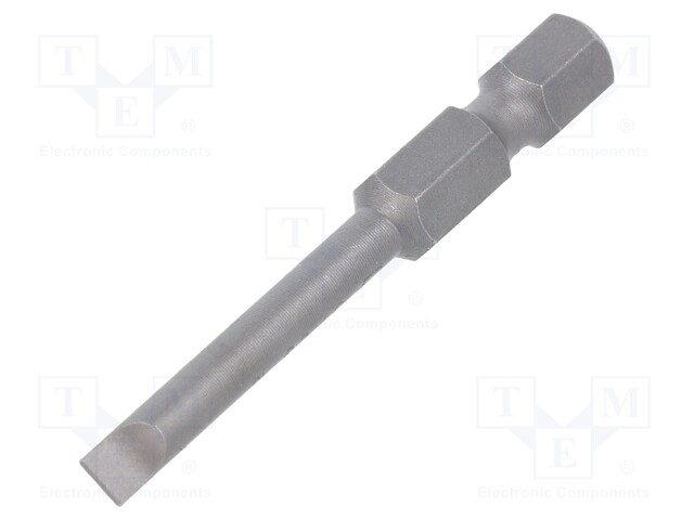 Screwdriver bit; slot; 4,0x0,8mm; Overall len: 50mm