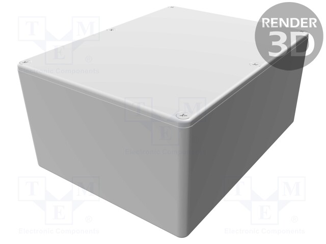 Enclosure: multipurpose; X: 127mm; Y: 165mm; Z: 77mm; 1550; aluminium