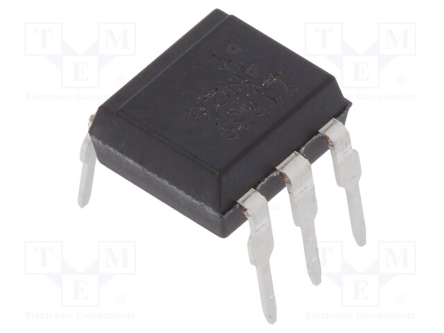 Optocoupler; THT; Channels: 1; Out: transistor; Uinsul: 1.5kV; DIP6