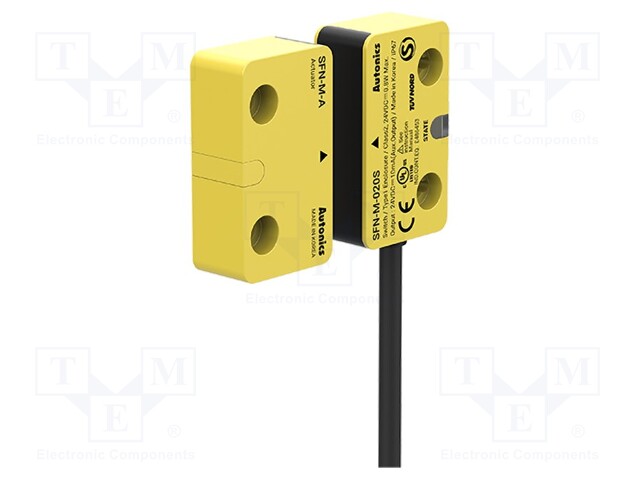 Safety switch: magnetic; SFN; IP67; Electr.connect: 2m lead; 24VDC