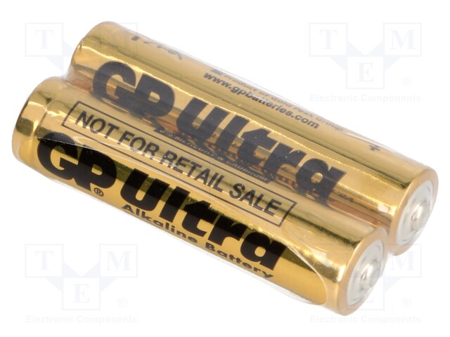 Battery: alkaline; 1.5V; AAA,R3; Ultra; Batt.no: 2; Ø10.5x44.5mm