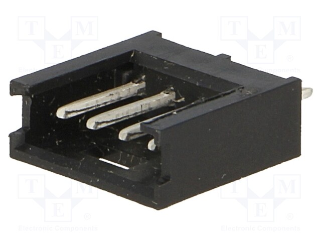 Socket; wire-board; male; AMPMODU MOD II; 2.54mm; PIN: 4; THT