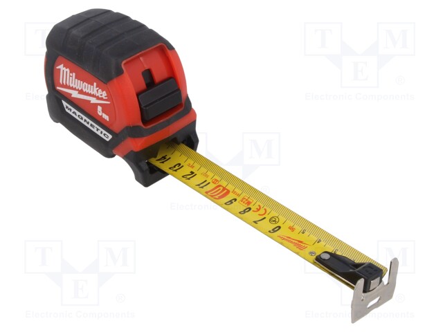 Measuring tape; L: 5m; Width: 27mm; magnetic