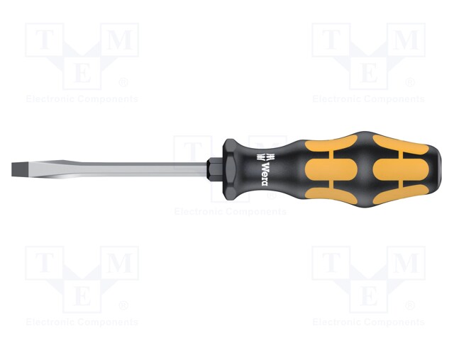 Screwdriver; slot; for impact,assisted with a key; 5,5x1,0mm