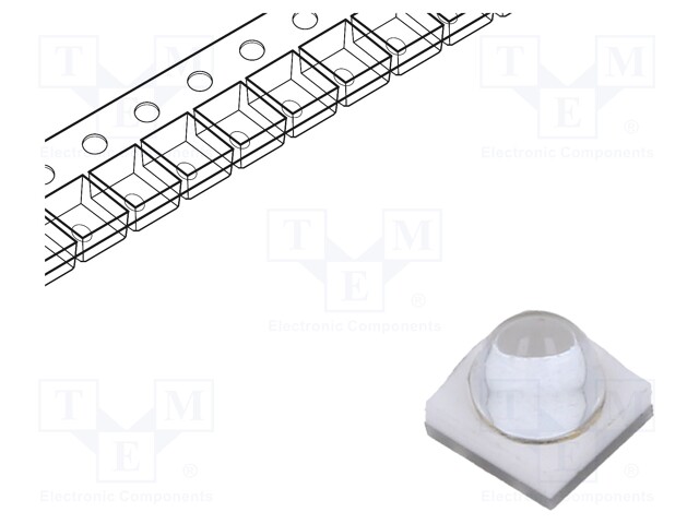 Power LED; EMITER; ultraviolet; Pmax: 3W; λd: 385-390nm; 35°; 3.4÷4V