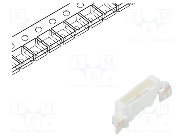 LED; SMD; 4008; blue; 200÷400mcd; 4x0.8x1.4mm; 120°; 2.8÷3.4V; 20mA