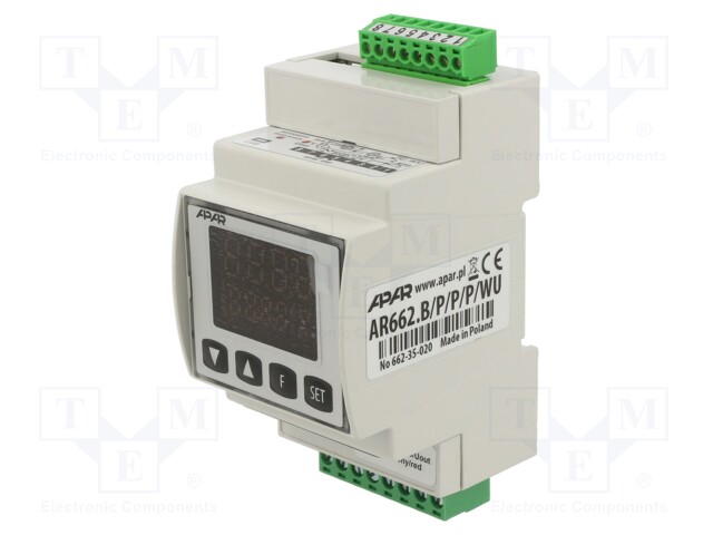 Module: regulator; temperature; SPST-NO; OUT 2: SPST-NO; 0÷50°C