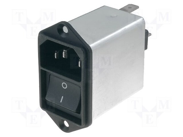 Connector: AC supply; socket; male; 1A; 250VAC; IEC 60320; -25÷85°C