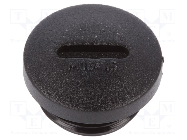 Stopper; M16; Mat: polyamide; black; Pcs: 10