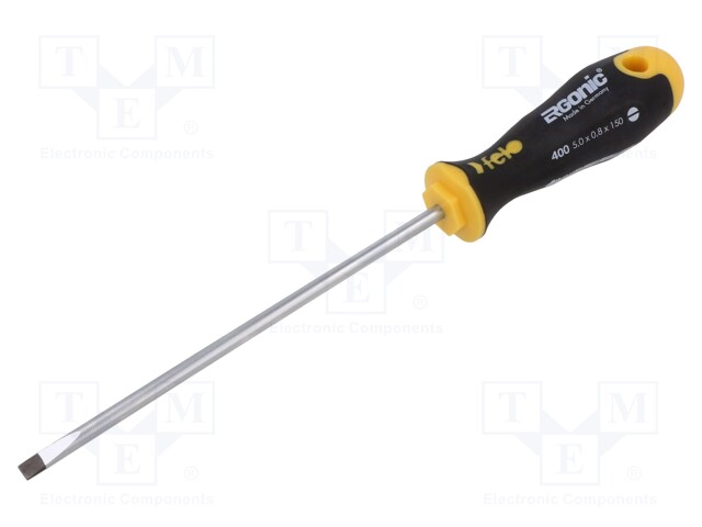 Screwdriver; slot; 5,0x0,8mm; ERGONIC®