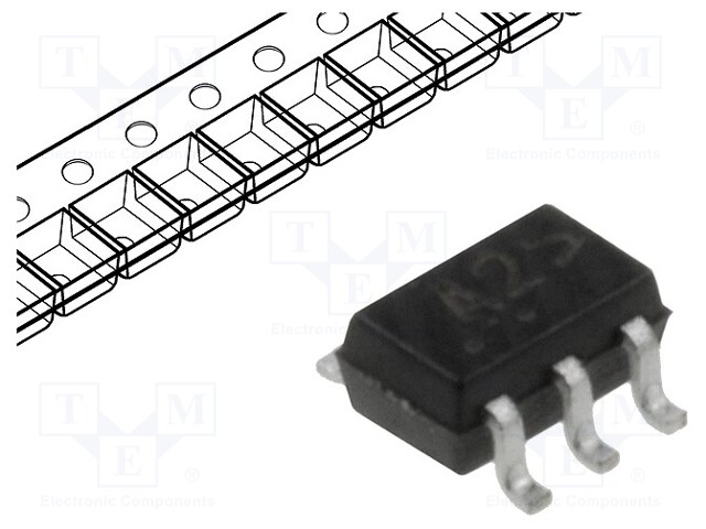 Transistor: PNP x2; bipolar; 40V; 0.2A; 150mW; SOT363