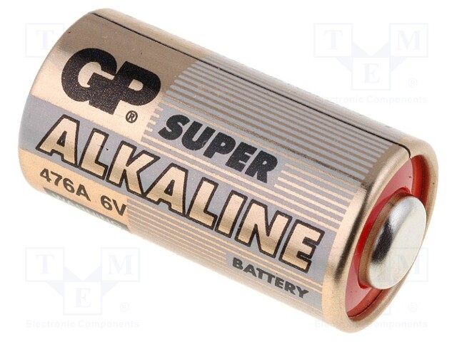 Battery: alkaline; 6V; 4LR44; Batt.no: 1; Ø13x25mm