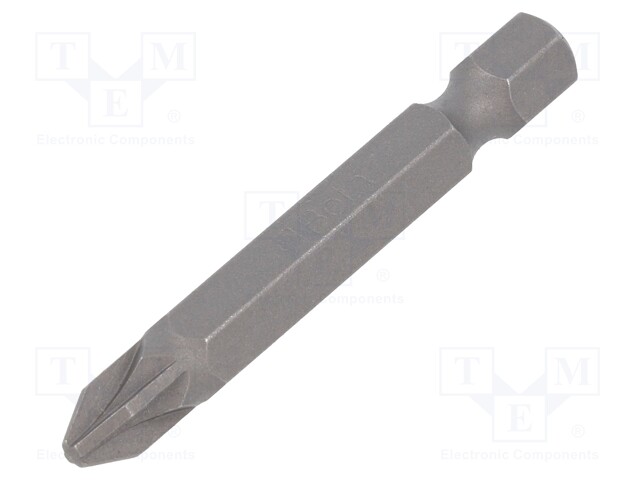 Screwdriver bit; Pozidriv®; PZ2; Overall len: 50mm