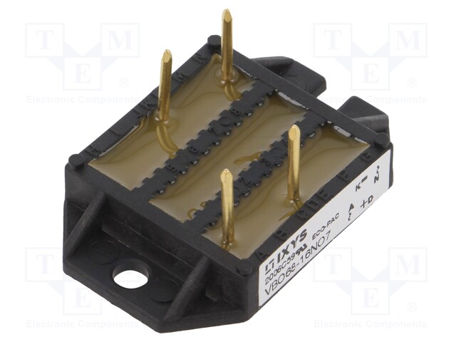 Single-phase bridge rectifier; Urmax: 1.6kV; If: 70A; Ifsm: 550A