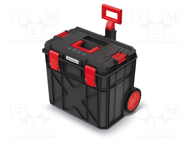 Toolbox; 546x380x510mm; polymer; X BLOCK PRO; IP55; on wheels