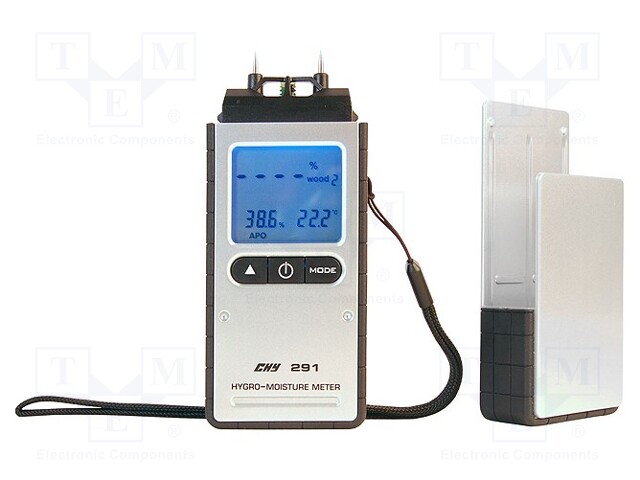 Thermo-hygrometer; LCD; Sampling: 1x/s; -20÷60°C; Accur: ±0,5°C