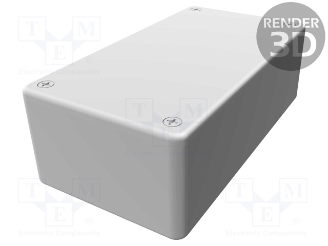 Enclosure: multipurpose; X: 65mm; Y: 120mm; Z: 40mm; 1591S; ABS; grey