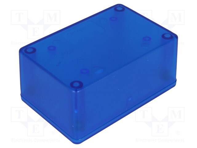 Enclosure: multipurpose; X: 57mm; Y: 87mm; Z: 39mm; 1591; ABS; blue