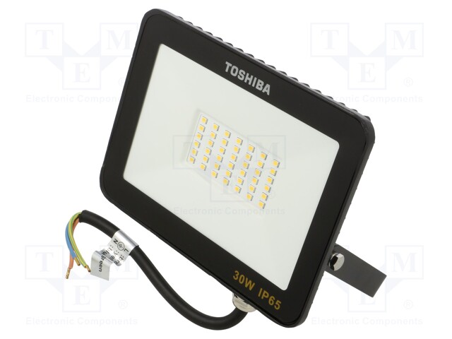 Lamp: LED flood light; 230VAC; 30W; neutral white; 120°; 4000K