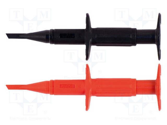 Probe accessories; black,red; 2pcs.