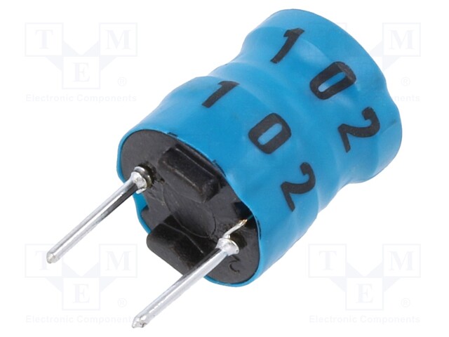 Inductor: ferrite; 1mH; 390mA; 2370mΩ; ±10%; 10kHz