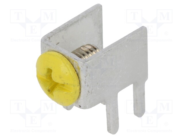 Terminal: screw terminal; THT,screw terminal; yellow; 7.5x5mm