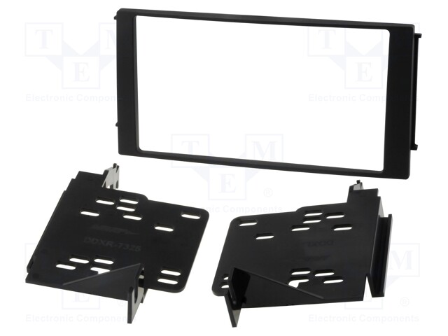 Radio mounting frame; Mazda; 2 DIN; black