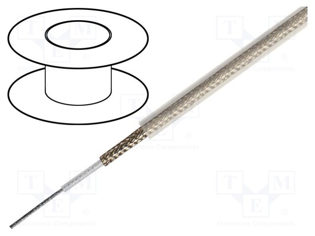 Wire: microphone cable; 1x0,5mm2; transparent; OFC,tinned; PVC