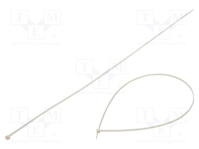 Cable tie; L: 750mm; W: 4.8mm; polyamide; 222N; natural; Ømax: 227mm