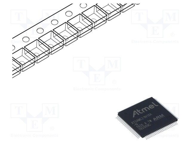 ARM microcontroller; SRAM: 32kB; Flash: 256kB; TQFP100; 2.7÷5.5VDC